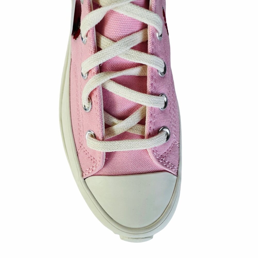 ✨Converse Run Star Hike Platform Hi Sz 9.5 Men Shoes Sneakers Pink Roses A05192C - Picture 10 of 11